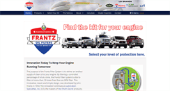 Desktop Screenshot of frantzfilters.com